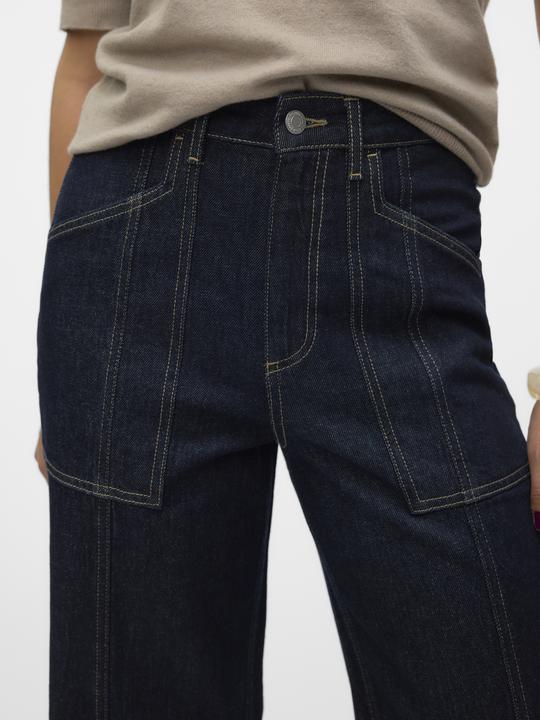 Immagine prodotto Vero Moda VMKATHY Super High Rise Weiter Beinschnitt Jeans Weit geschnitten (W25/L32)