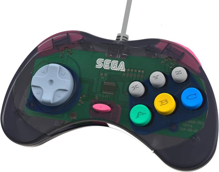 retro-bit SEGA Saturn Pad Grey
