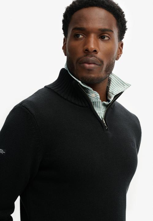 Produktbild Superdry Pullover mit Stehkragen aus Strick und Baumwolle (XL)
