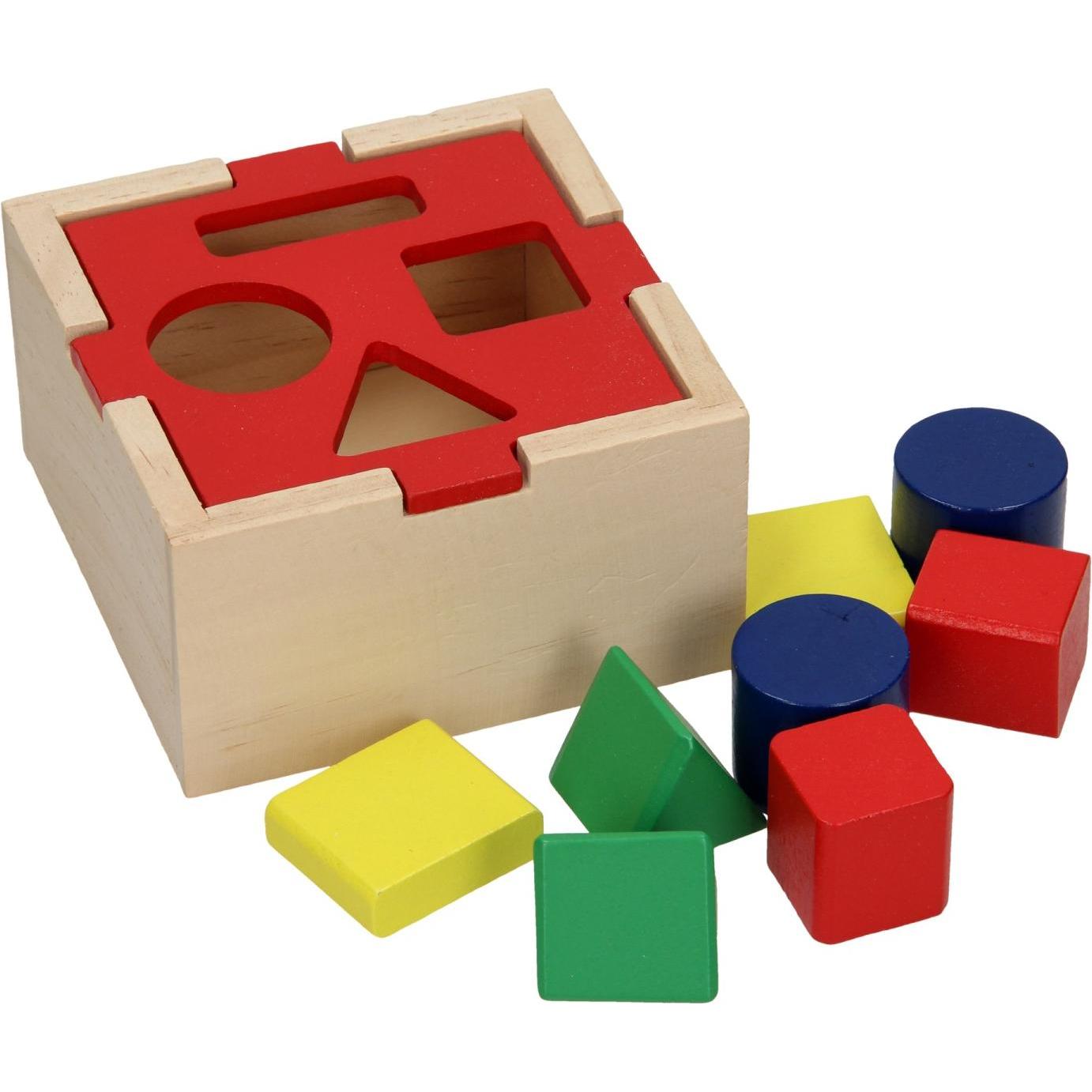 Playwood Formsortierer aus Holz mit Deckel
