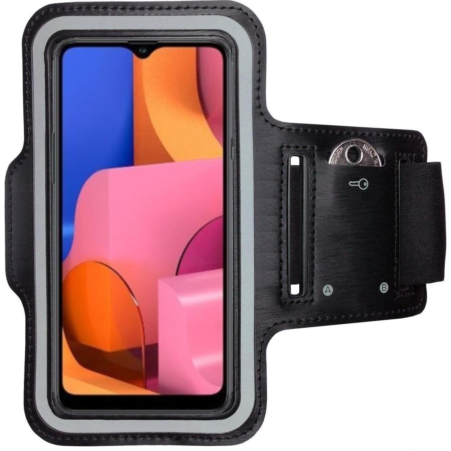 CoverKingz Sportarmband für Samsung Galaxy A20s, Smartphone Sportarmband, Schwarz
