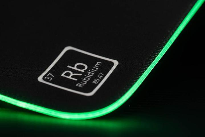 Actual product image The G-Lab Tapis de Souris compatible Rubidium RGB - XXL (Noir) (XXL)