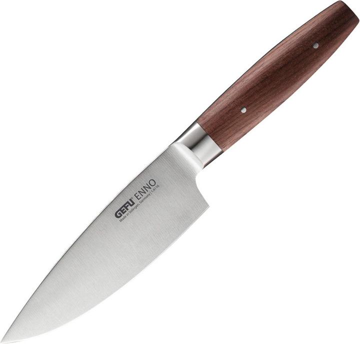 Produktbild GEFU Kochmesser, klein, 15 cm, Stahl, Walnussholz - |Enno (15 cm)