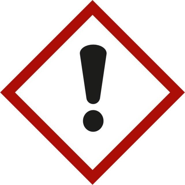 Actual product image Promat Hazardous substance symbol Exclamation mark