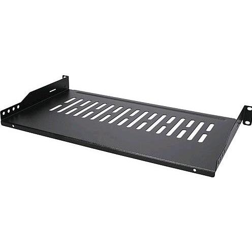 Thumbnail - EFB Elektronik Fachboden 1HE 250 mm RAL 9005 Traglast 10 kg - Rack-Zubehör, Serverschrank Zubehör, Schwarz