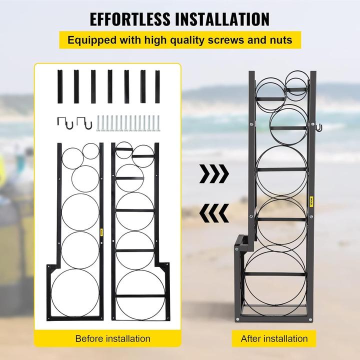 Actual product image Vevor Refrigerant Tank Rack