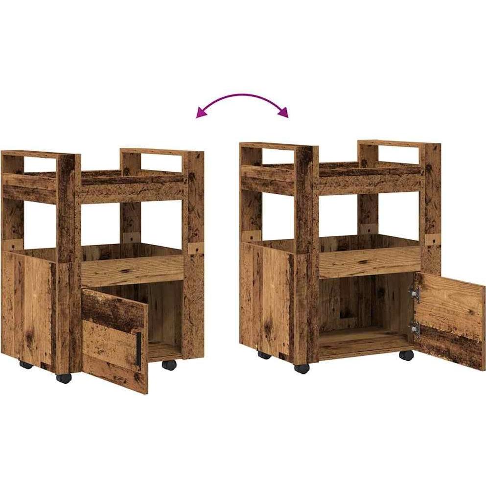 Vidaxl, Carrello Portavivande, KüChenlagerung