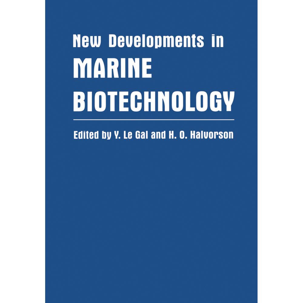 New Developments in Marine Biotechnology, Fachbücher