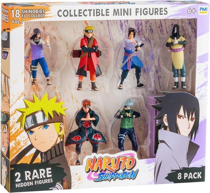 Actual product image Pmi Kids World Naruto Shippuden Figures - 8 Pack Deluxe Edition Ver. B