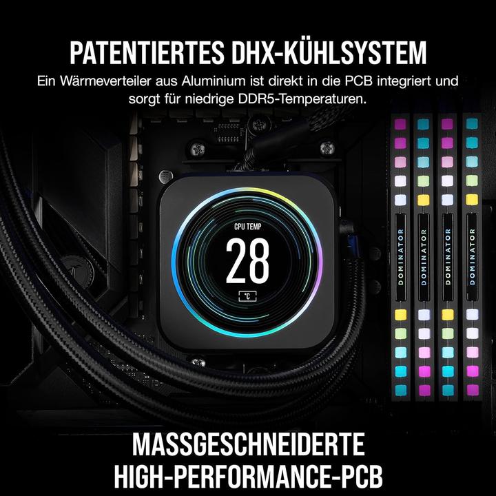 Produktbild Corsair D564GB (2 x 32GB, 6000 MHz, DDR5-RAM, DIMM)