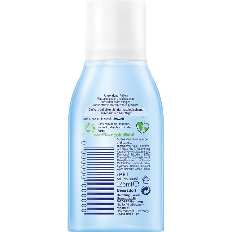 NIVEA Sanfter Augen Make-up Entferner (Make-Up Entferner, 125 ml) (94451)