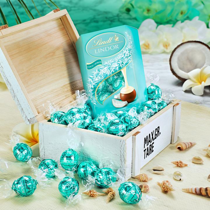 Actual product image Lindt Lindor coconut (200 g)