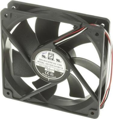 Actual product image RS PRO DC fan 120x120x25mm 24Vdc tachometer (120 mm)
