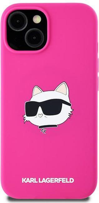 Produktbild Karl Lagerfeld KLHMP15SSCHPPLF iPhone 15 / 14 / 13 6.1" różowy/fuschia hardcase Silicone Choupette H (Apple iPhone 13, Apple iPhone 14, Apple iPhone 15)