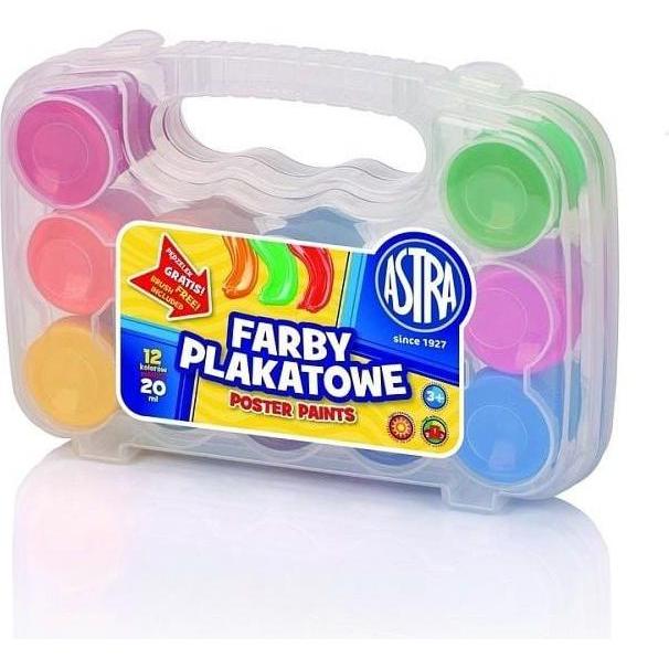 Astra Posterfarben 12/20 ml Koffer (20 ml) (260775)