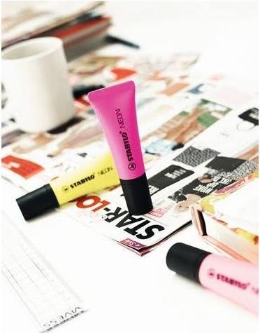 Produktbild STABILO NEON Textmarker (Gelb, Orange, Pink, Grün, 5 mm, 4 x)