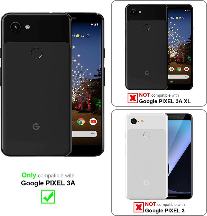 Productafbeelding Cadorabo Boek Onzichtbare Magneethoes (Google Pixel 3a)