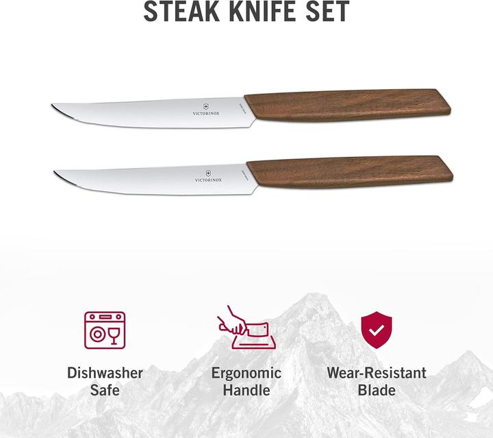 Image du produit Victorinox Couteau à steak suisse moderne (2 pcs, Couteau)