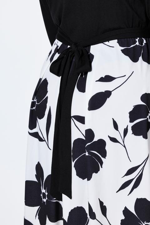 Produktbild Miamoda Kleid, A-Linie, Blumenmuster, Taillenband (52)