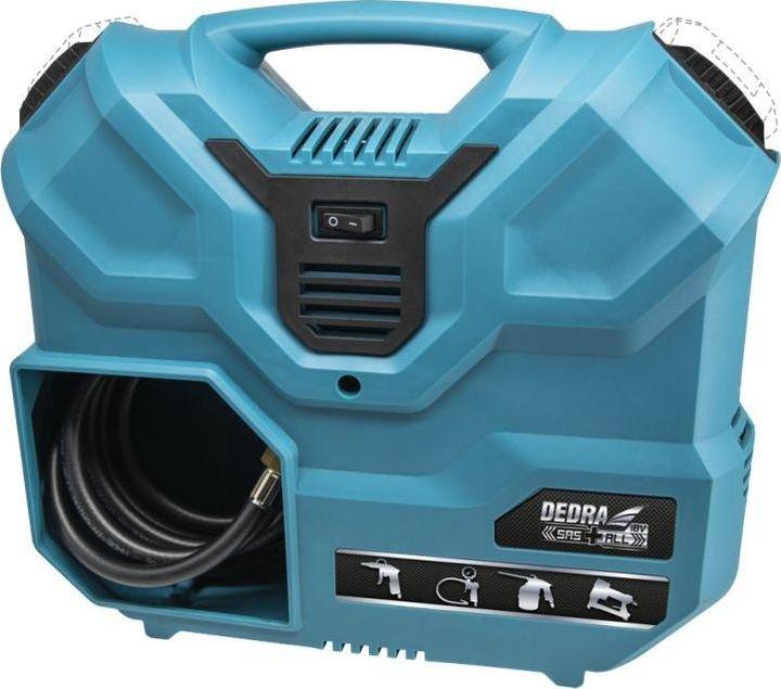 Actual product image Dedra Cordless air compressor 2x18V (8 bar)