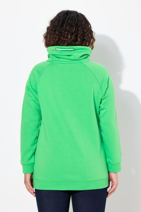 Produktbild Ulla Popken Sweatshirt, weiter Stehkragen, Taschen, Raglan-Langarm (50, 52)