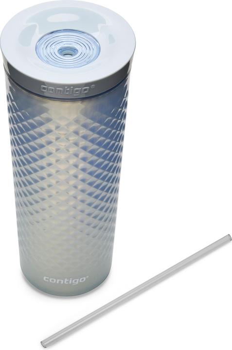 Immagine prodotto Contigo - Becher mit Strohhalm Autoclose grau (0.59 l)