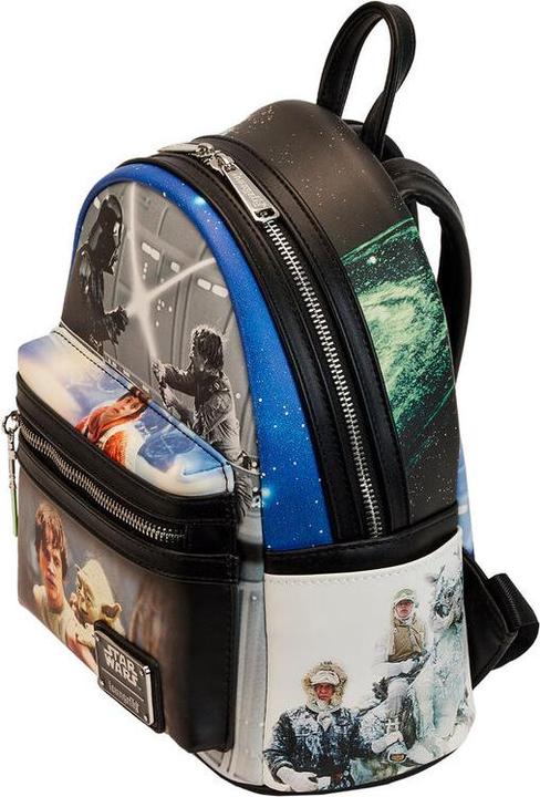 Actual product image Loungefly Star Wars by backpack Empire Strikes Back Final Frames