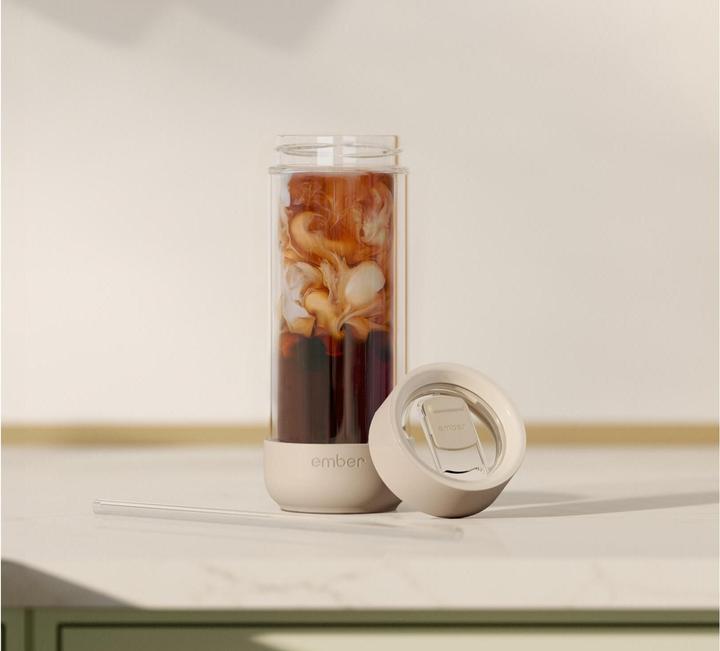 Actual product image Ember Kaffeebecher Cold Tumbler 473 ml, 1 Stück, Beige (0.47 l)