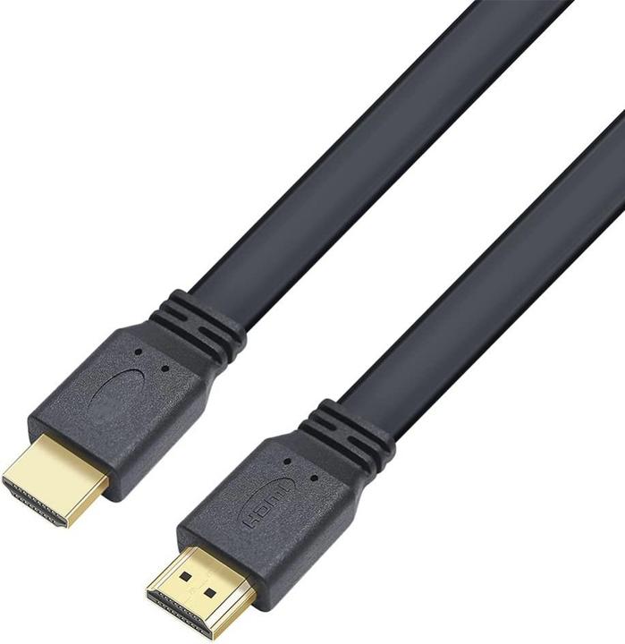 Productafbeelding Techly Hoge snelheid HDMI platte kabel @ (3 m, HDMI, 2.0)
