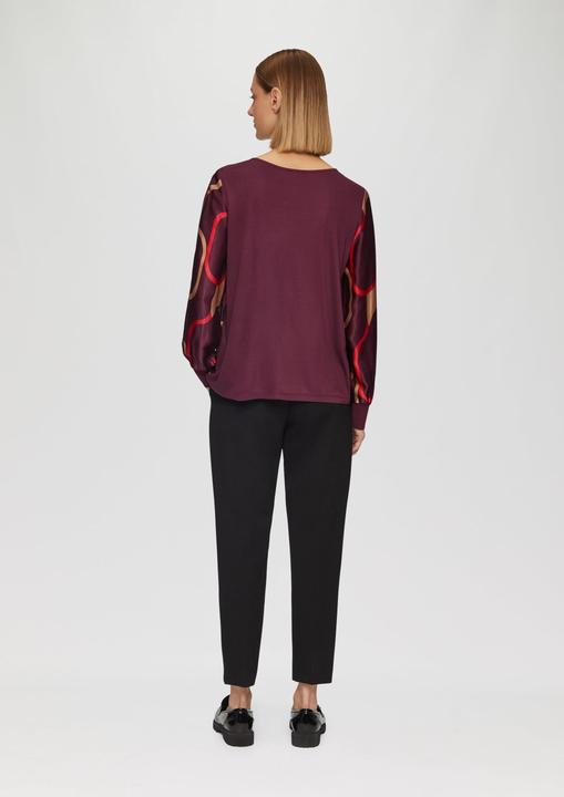 Produktbild S.Oliver T-Shirt Shirt im Fabricmix mit Raff-Details (44)