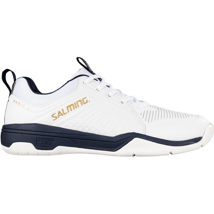 Salming, Herren, Hallenschuhe, Eagle 2 Schuh (38 2/3), Weiss