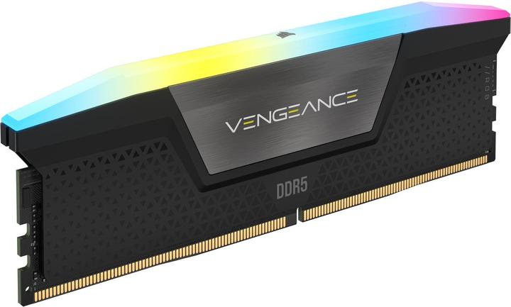 Productafbeelding Corsair DDR5 64GB PC 6200 CL32 KIT (4x16GB) VENGEANCE RGB B retail (4 x 16GB, 6200 MHz, DDR5 RAM, DIMM 288 pin)