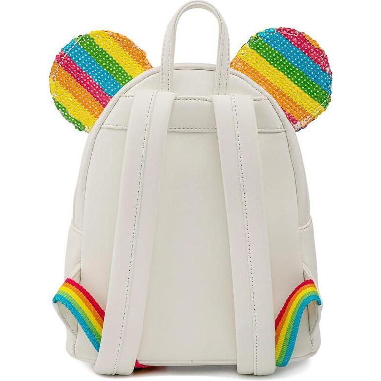 Thumbnail - Loungefly, Kindergartentasche, Disney Minnie Rainbow Rucksack 26cm, Mehrfarbig