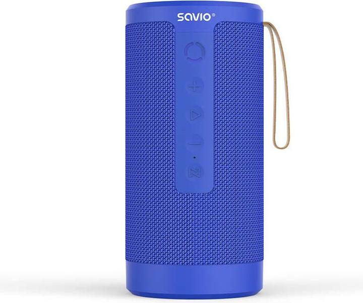 Produktbild Savio BS-031 Głośnik Bluetooth STEREO, 2x5W niebieski, AUX, SD, TWS (8.50 h)