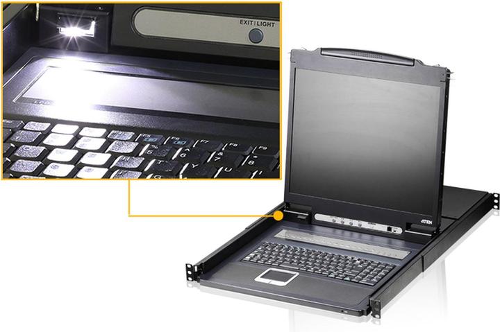 Produktbild Aten CL1308 KVM-Konsole mit KVM-Switch