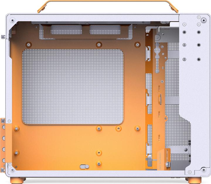 Produktbild Jonsplus MATX Handle Case Z20 - White-Orange (mATX)