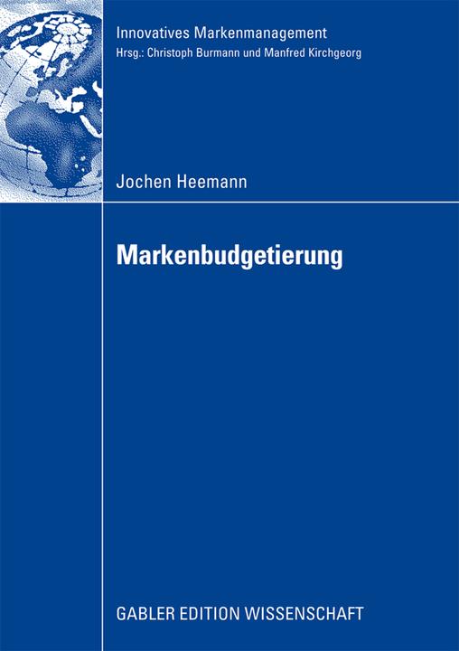 Produktbild Markenbudgetierung (Jochen Heemann, 2008)