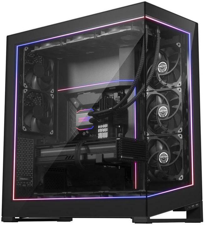 Produktbild Phanteks NV9 Premium DRGB Kit + Power-Hub, 3x für Aussenrahmen, 1x Mainboard Kabel-Cover (Blau, Grün, Rot)