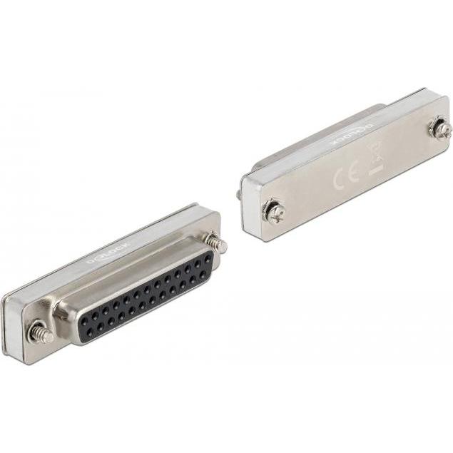 Delock RS-232/422/485 Loopback Adapter mit DB25 Buchse (0.01 m), Schnittstellenkabel