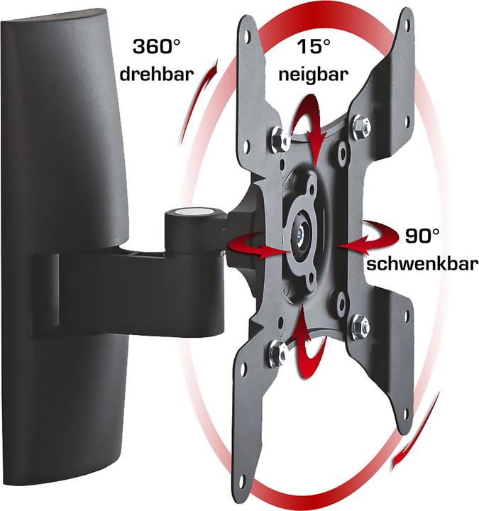 Produktbild VCM Morgenthaler TS1 - 38,1 cm (15 Zoll) - 94 cm (37 Zoll) - 75 x 75 mm - 200 x 200 (Wand, 20 kg, 15" - 37")