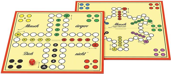 Actual product image Schmidt Spiele Mensch ärgere Dich nicht (Anniversary edition) (German)