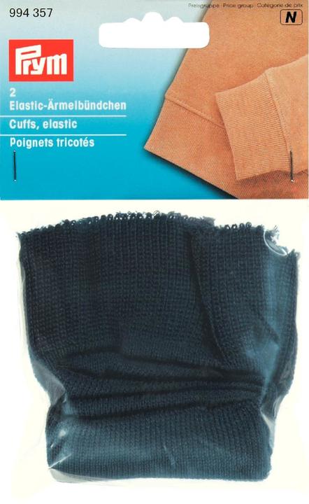 Produktbild Prym Elastic-Ärmelbündchen, marine 9 cm, Karte 2 Stk.