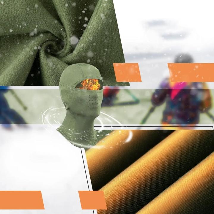 Actual product image Rockbros Qunature 13230023015 Ski-Sturmhaube Fahrrad-Motorrad-Sturmhaube Grösse L - grün