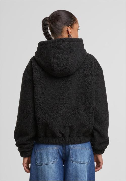 Produktbild Urban Classics Ladies Oversized Bonded Sherpa Hoody black M (M)