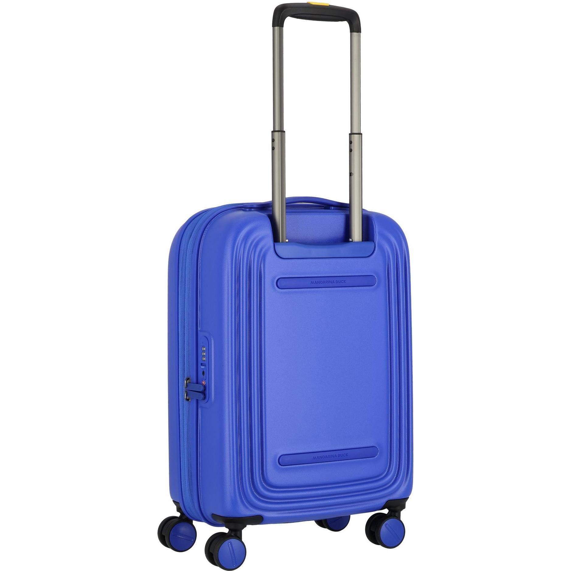 Thumbnail - Mandarina Duck, Koffer, Logoduck 4-Rollen Kabinentrolley 55 cm, Blau, (40 l, Handgepäck (bis 50l))
