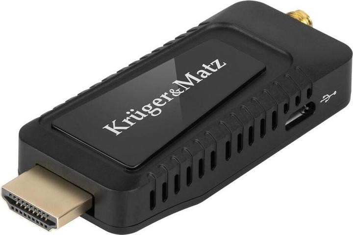 Produktbild Krüger&Matz KRUGER & MATZ Mini-Receiver DVB-T2 H.265 HEVC KM9999 (DVB-T, DVB-T2)