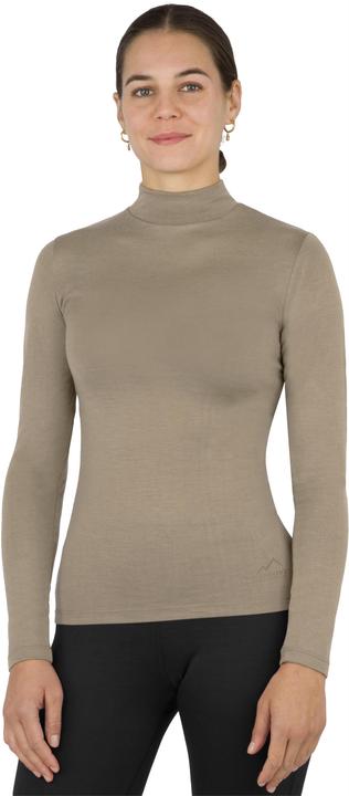 Actual product image Normani Ladies' merino longsleeve with stand-up collar "Romsey" - 9561 (XL)
