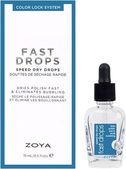 Immagine prodotto Zoya FAST DROP Asciugatura rapida dello smalto per unghie (Trasparente, Topcoat)