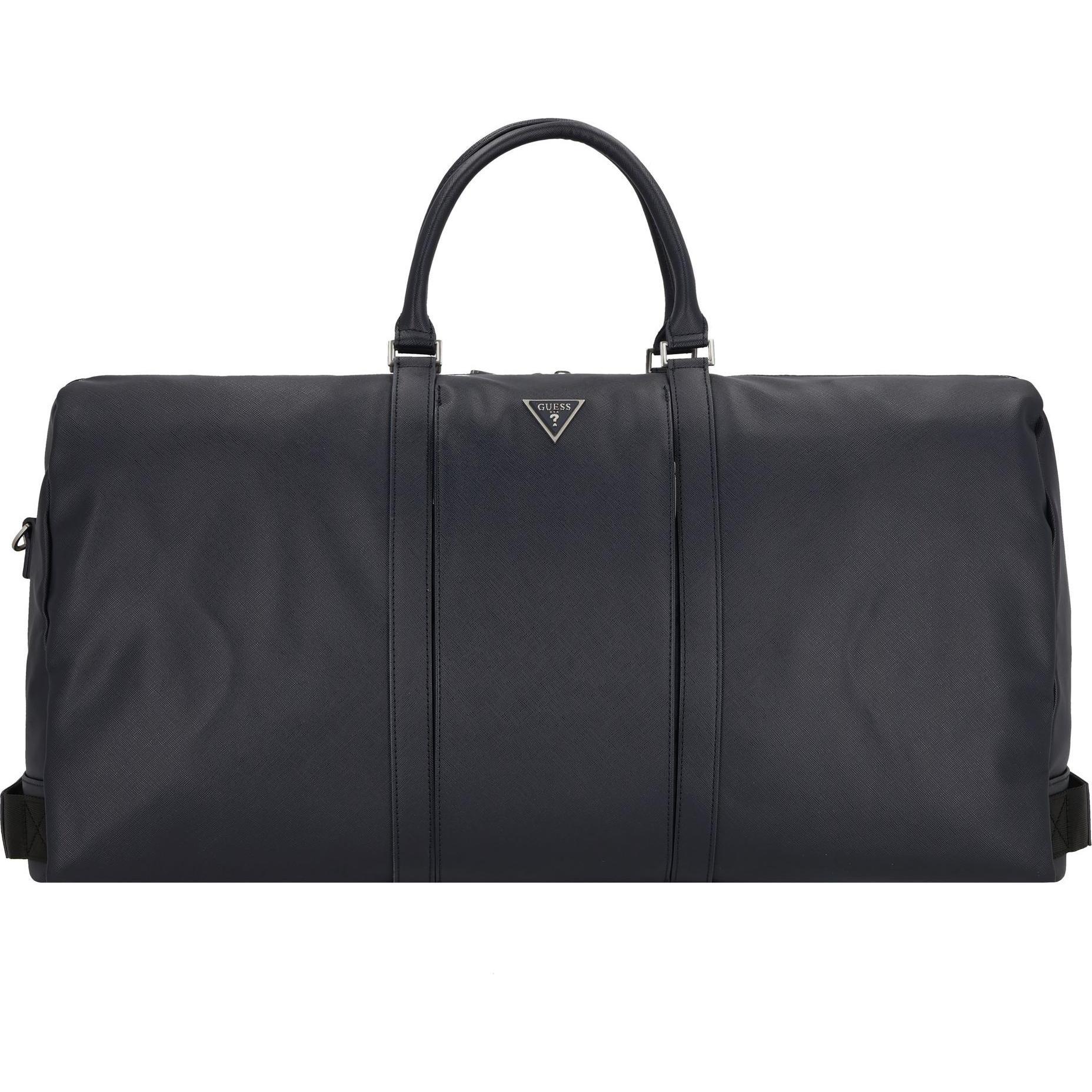 Guess, Tasche, Pisa - Double Zip Weekenderdark blue, Blau, (37 l)