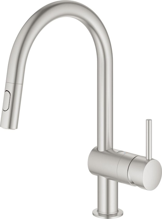 Produktbild Grohe Küchenarmatur mit Handbrause Minta supersteel matt 32321